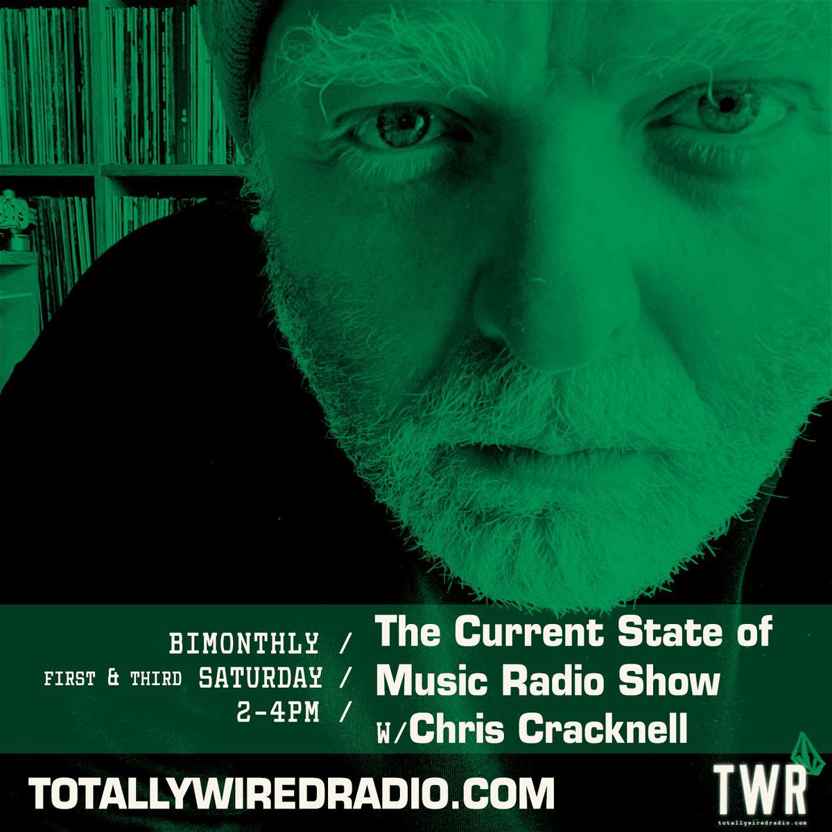 TotallyWiredRAD's tweet photo. The Current State of Music Radio Show w/ Chris Cracknell #startingsoon on #TotallyWiredRadio Listen @ Link in bio.
-
#MusicIsLife #London #Brighton
-
#Jazz #Electronica #Eclectic #HipHop #Ambient https://t.co/d5ZtBXi0Lj