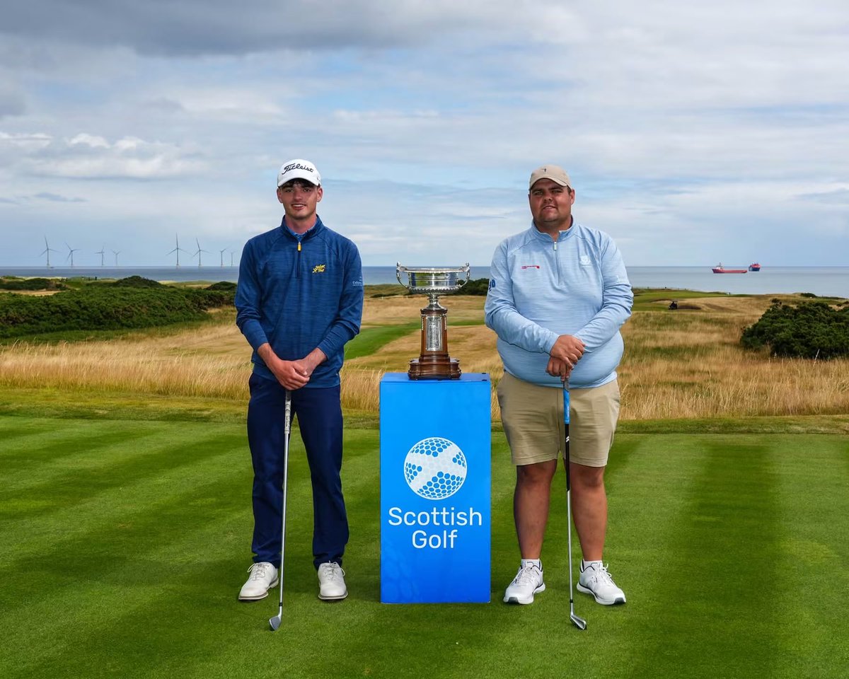 ScottishLC's tweet photo. We have a @NoLayingUp @NLUProShop sighting in the Scottish Am final ⛳️ https://t.co/JFQRWCbH3d