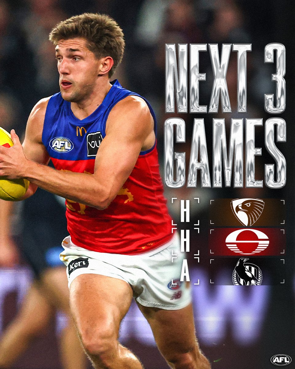 AFL's tweet photo. A few weeks to bounce back before September 👀

#AFLBluesLions https://t.co/52iYas6Qhh