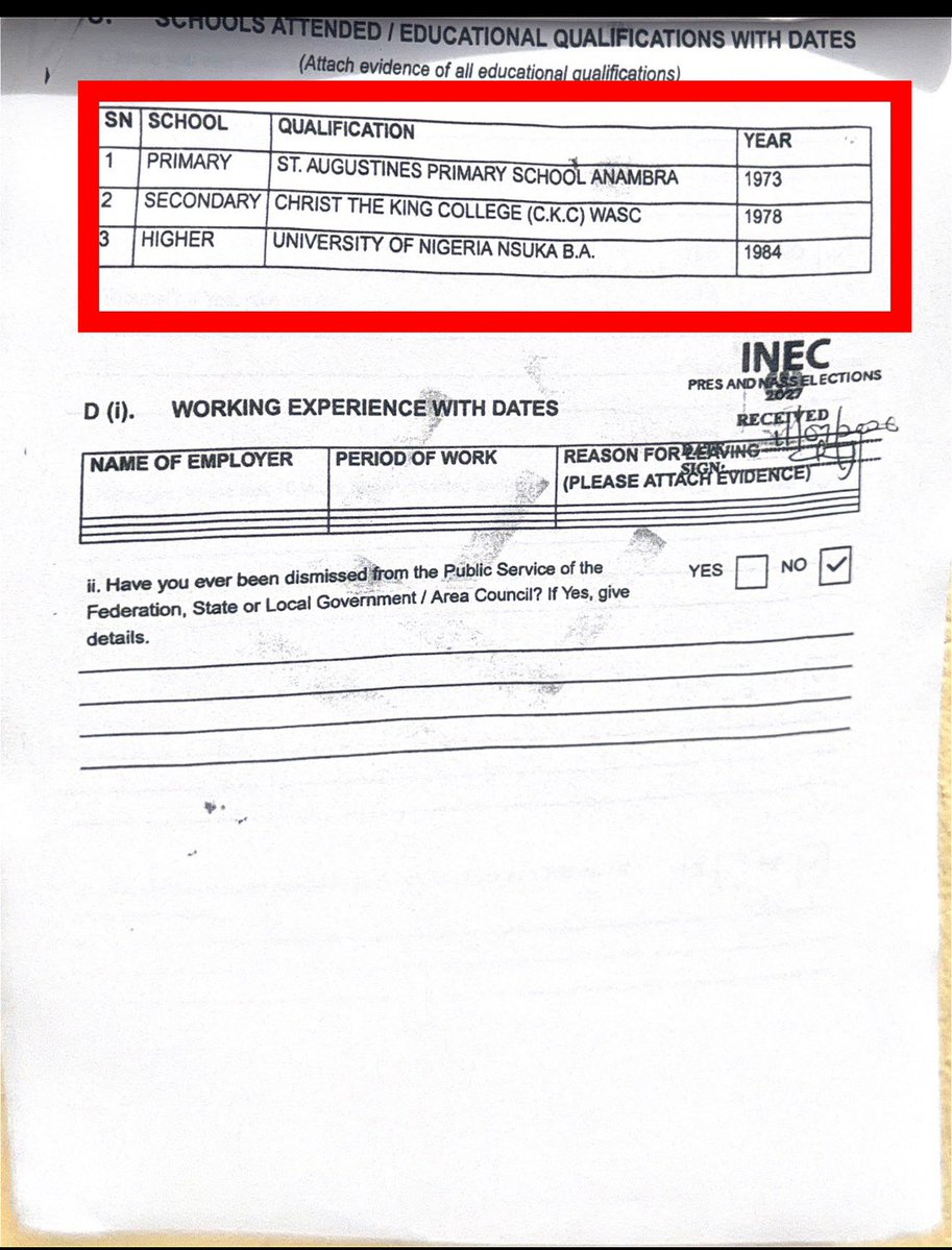 HarmlessHQ's tweet photo. First frame: Peter Obi's academic records.

Second frame: Bola Tinubu's academic records.

Did you spot any difference? https://t.co/3eCynAo3aT