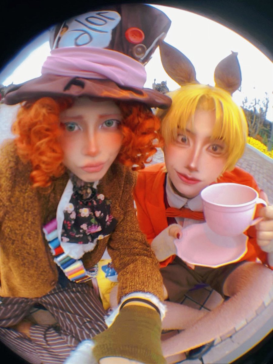 AjKny2's tweet photo. 🐇🎩🎃あともうすこしでハロウィーン👻🫖☕️
#Dハロ仮装2025
🫖🐰@poyopoyosanteam https://t.co/7O6bPMz4cc