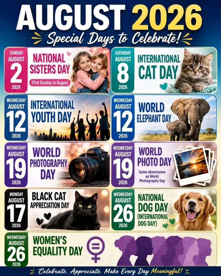 n_rdv_'s tweet photo. @Ginger68237919 Good morning and #Happynewmonth 
Special Days to Celebrate in August 🌤️🐾🐾😺🫠 https://t.co/WVvNL2mK2i