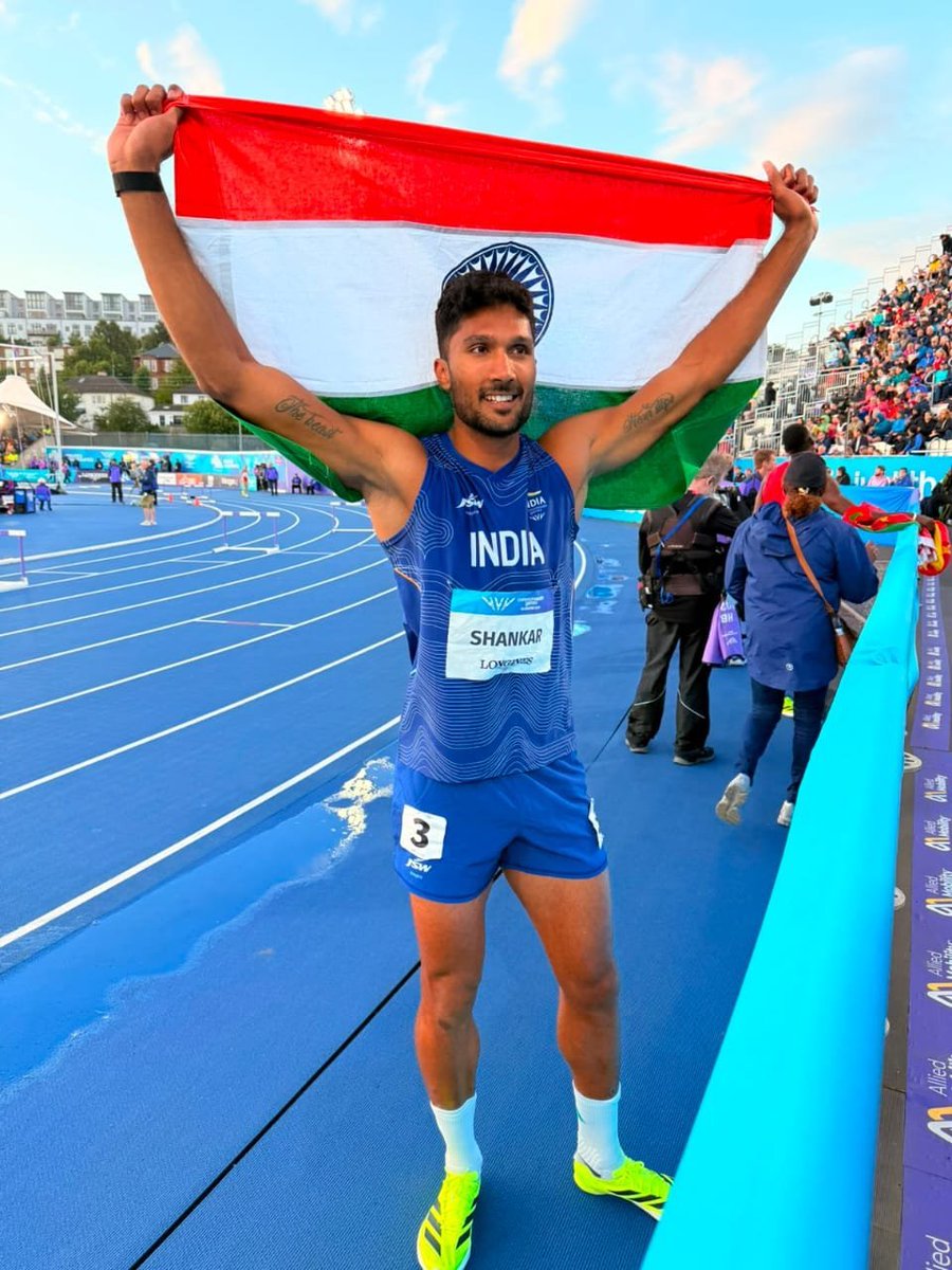 achyuta_samanta's tweet photo. Congratulations to my lovable KIITian Praveen Chithravel on winning the Silver Medal in the Men’s Triple Jump at the Commonwealth Games 2026 in Glasgow. I feel very happy to see him bring glory to India and make the entire KIIT-KISS family proud.

Congratulations also to Tejaswin Shankar on winning the Bronze Medal in the Men’s Decathlon and creating history as the first Indian to win a Commonwealth Games medal in this event. His achievement has made the entire country proud.

My best wishes to both of them for many more achievements in the days ahead.