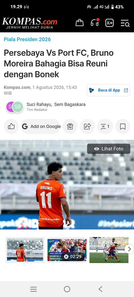 sekarrlatI's tweet photo. yang bikin penasaran dari Persebaya vs Port FC bukan cuma perebutan juara grup, tapi momen bruno moreira balik LG ke surabaya. pasti byk rasa campur aduk buat semua yg pernah ngikutin perjalanan dia, apalagi pas #LagaPamungkasGrupB nanti full dukungan👍
https://t.co/ReJDePAtPm https://t.co/HMcAmculF2