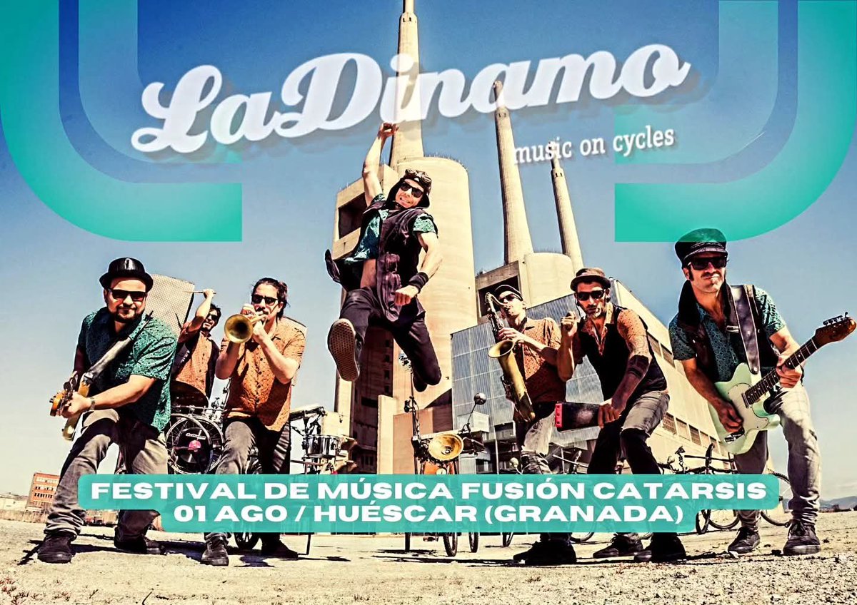 ladinamomusic's tweet photo. Funkers!
Nos vemos esta noche a las 22h en el Festival de Música Fusión Catarsis de #Huéscar (Granada)
Funk on the Road!
#musiconcycles #funk
#funkybikeband
#festivalcatarsis
#artesdecalle https://t.co/tslsaKN8Rv
