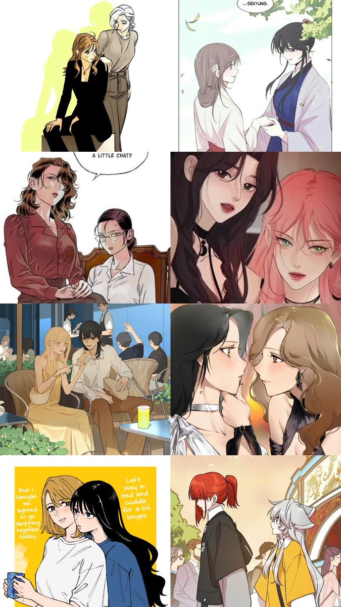 mortal_enemyy's tweet photo. Happy National Girlfriend's Day! Here are my favorite pairings. 🤭❤️ #yuri https://t.co/9rpnCjdQvg