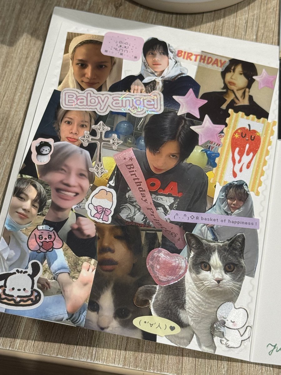 maironcore's tweet photo. LOOK AT THE CARD ZUZ MADE FOR MY BDAY https://t.co/HCmQcAHYu2