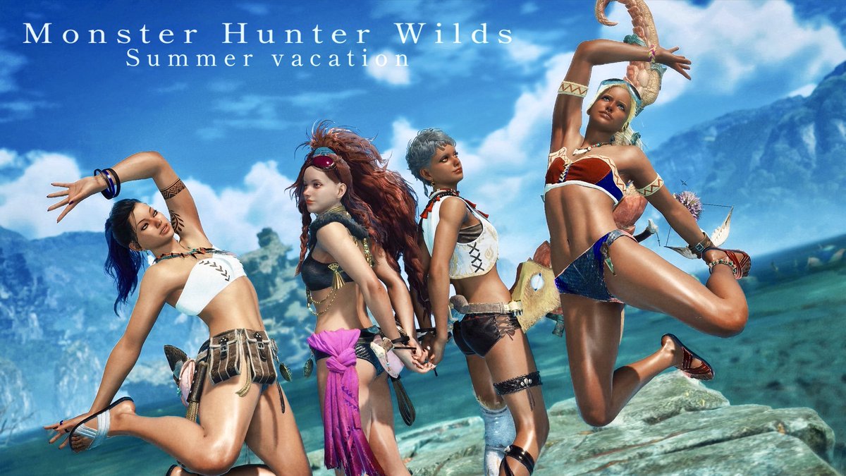 ざ*ろ様 コヤンイサムチョン♥️リトルヤーンハンターズ　アイスブルー&透けカンレ Monster Hunter Wilds ハンターだって夏休み𓇼𓆡𓆉 ⋆ ⋆⸜ᵀᴴᴬᴺᴷ