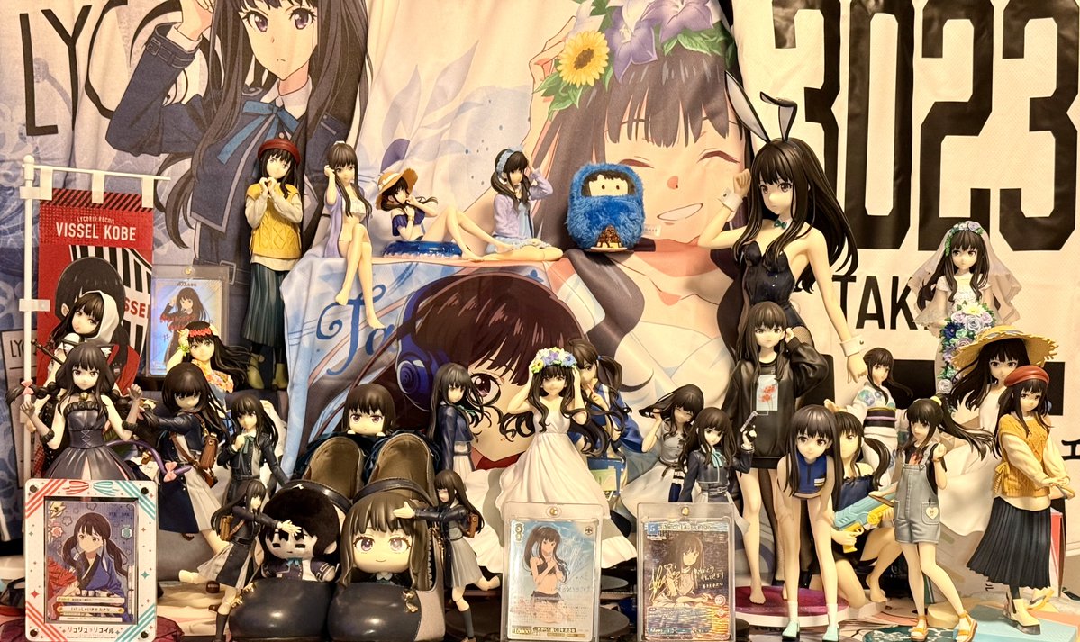 963colombiapose's tweet photo. たきなさん ㊗️🎈🎂HAPPY BIRTHDAY🎂🎈🎁🎉🎉
たきなさんの誕生を祝してたきなさん達が今年も大集合👭👭👭👭👭👭👭
これからも沢山の名場面を生み出してくれることでしょう✨✨
#リコリコ #井ノ上たきな生誕祭2026 https://t.co/xMAH3UQpUP