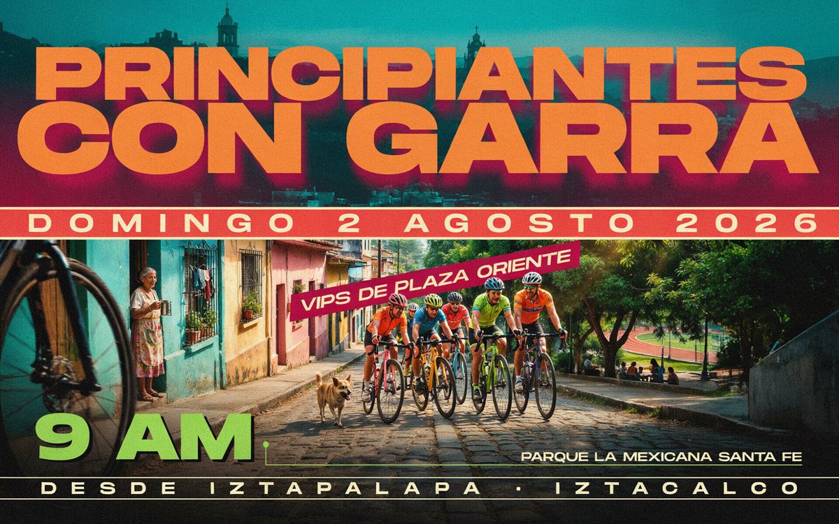 BiciOrientados's tweet photo. #BiciOrientados ahora vamos a tener una rodada con subida al parque la Mexicana en Santa Fe para que vallan practicando las subidas
.
😎😜🤪Con toda la actitud 😁🥳😝
#Iztapalapa #Iztacalco #Bici #Bicicleta #dispersión #desestres #ansiedad #relajación #noctámbulo https://t.co/APx7nyk9Gi