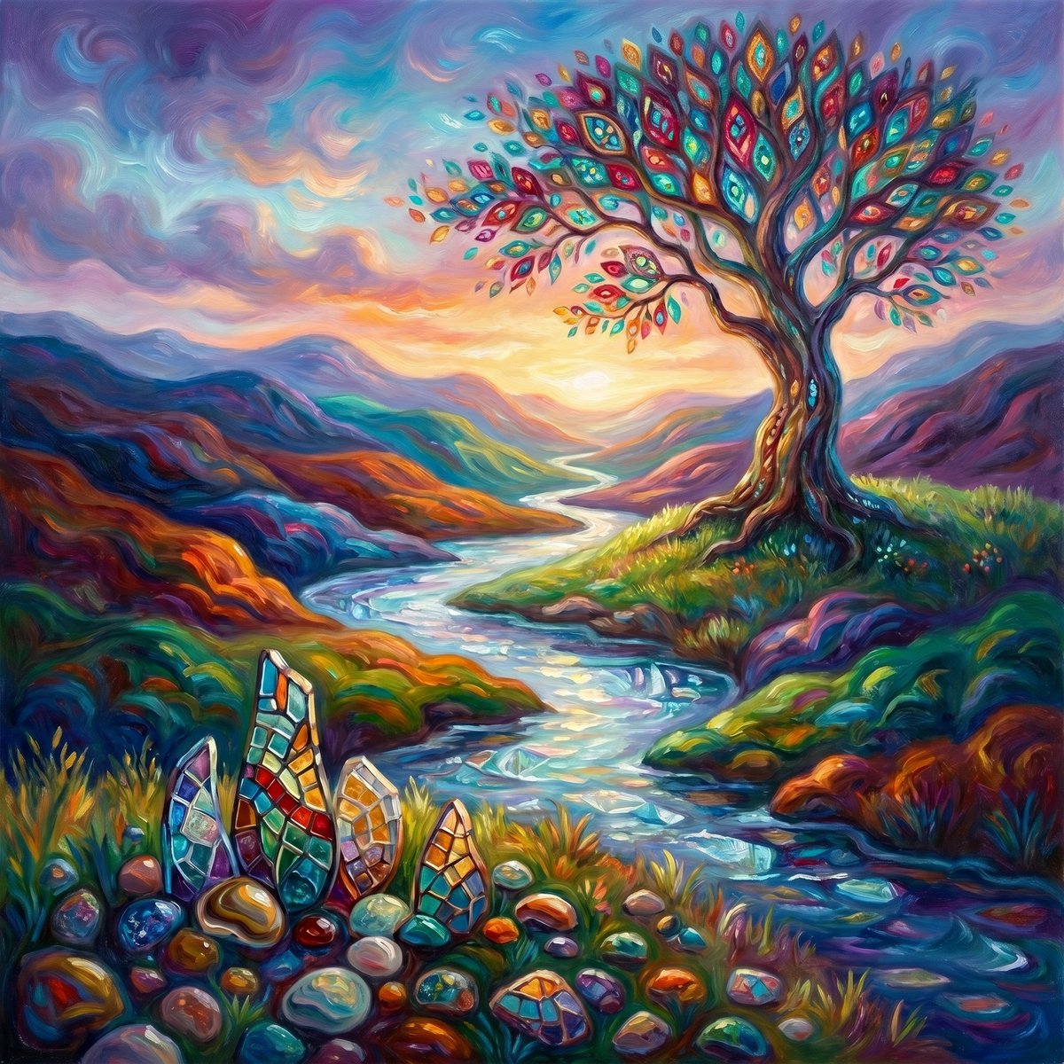 IntimaArt0's tweet photo. I just submitted "Roots of Radiance 🌳💎" to the @NFT_NYC 2026 Community Artist Showcase 🎨

Collect my limited-edition Collect: Times Square artwork before editions run out 👇 https://t.co/HoN7hc6QSR https://t.co/xuvwLlhPNl