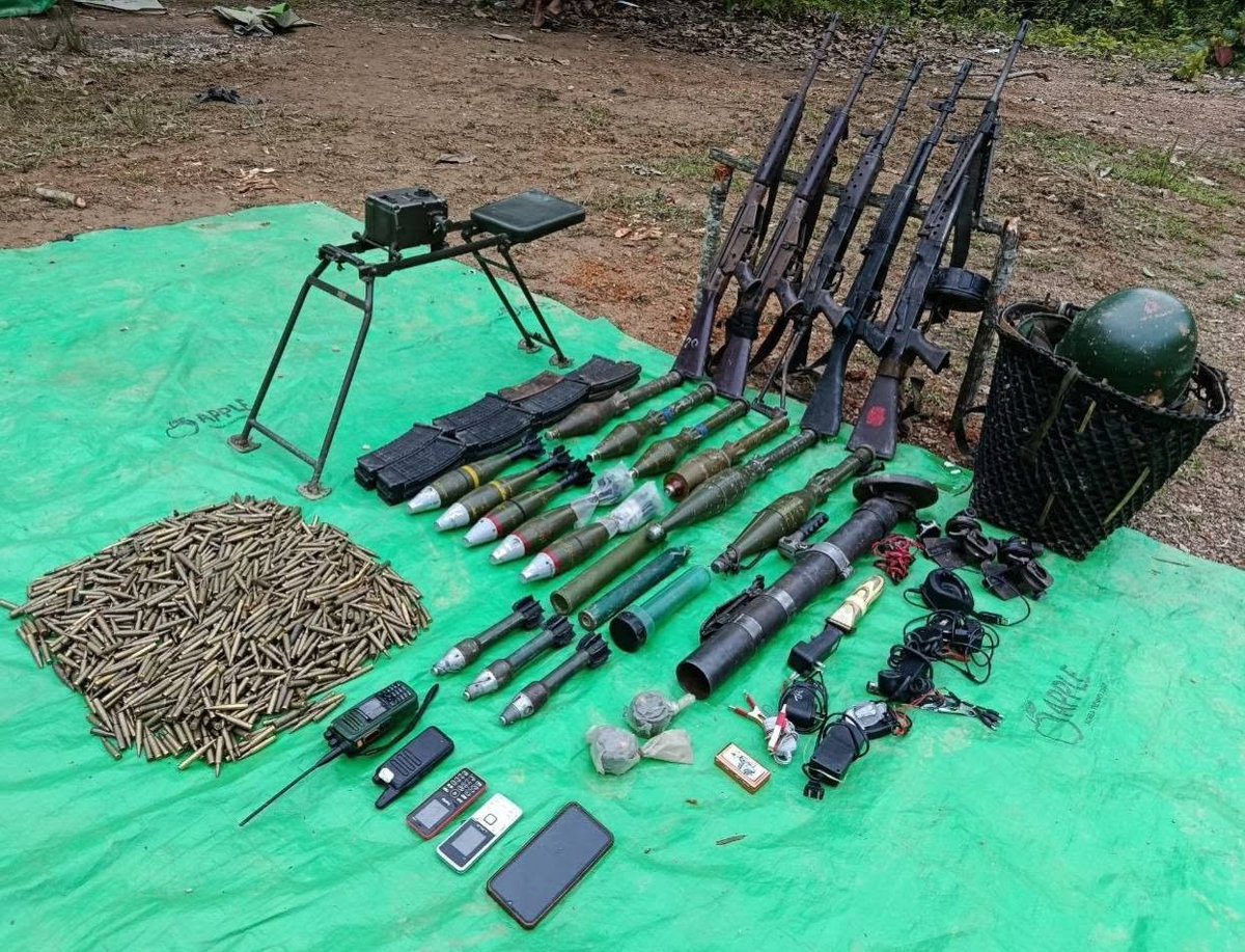 JohnSevenTwo's tweet photo. The CPA issued a statement on the ongoing junta offensives into Mindat &amp; Kanpetlet. CPA &amp; allied forces (Chin Brotherhood, YA, YDF, PDF) repelled the attacks, killing many junta soldiers, including a Battalion Commander, and capturing weapons, drones, jammers &amp; POWs. https://t.co/C7kfRManeq