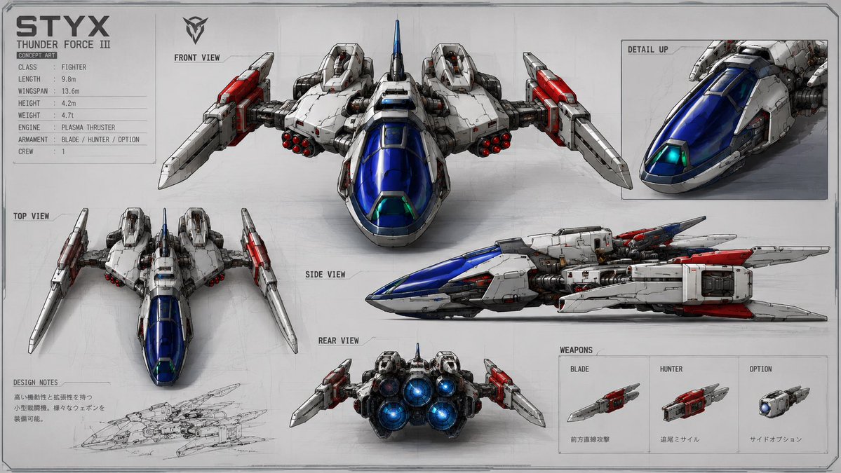 REONIDASPARTANS's tweet photo. STYX改

#THUNDER_FORCE_IV #34thAnniversar https://t.co/McAU5atx04