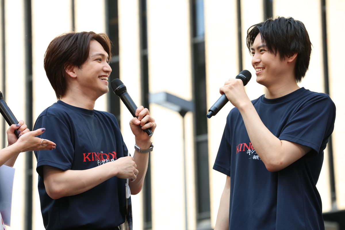 okepi_staff's tweet photo. 【開幕直前！総決起集会】舞台『キングダムⅡ-継承-』チームが『Harezaの日 6th Anniversary SUMMER FESTIVAL 2026』に登場！ 
▶https://t.co/r5mU5DUYsH 

#三浦宏規 #高野洸 #山本千尋 #東啓介 #華優希 #元木聖也 #竹内將人 #清水葉月 #渡辺大 #飯作雄太郎
#舞台キングダム2 https://t.co/lAxEvta7pG