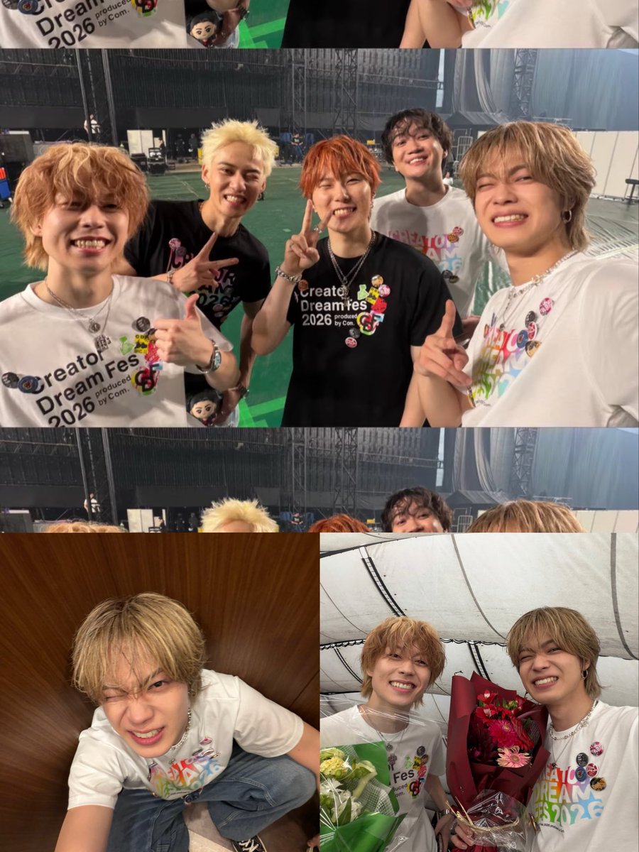 ymtsyunren's tweet photo. 2026.07.30 CDF2026🏟️🏁
東京ドームでの最後のCDF、一言で表すと濃すぎた、、最高だった😭😭❤️‍🔥
泣いて笑って圧巻されて感情が忙しかった🫨🫨改めて今年の夏の最高の思い出作ってくれて、3回も素敵な景色見させてくれてありがとう💟
コムドットは私の一生の推し❣️❣️

#CDF2026 #CDF2026レポ https://t.co/Mu1iUimlCw