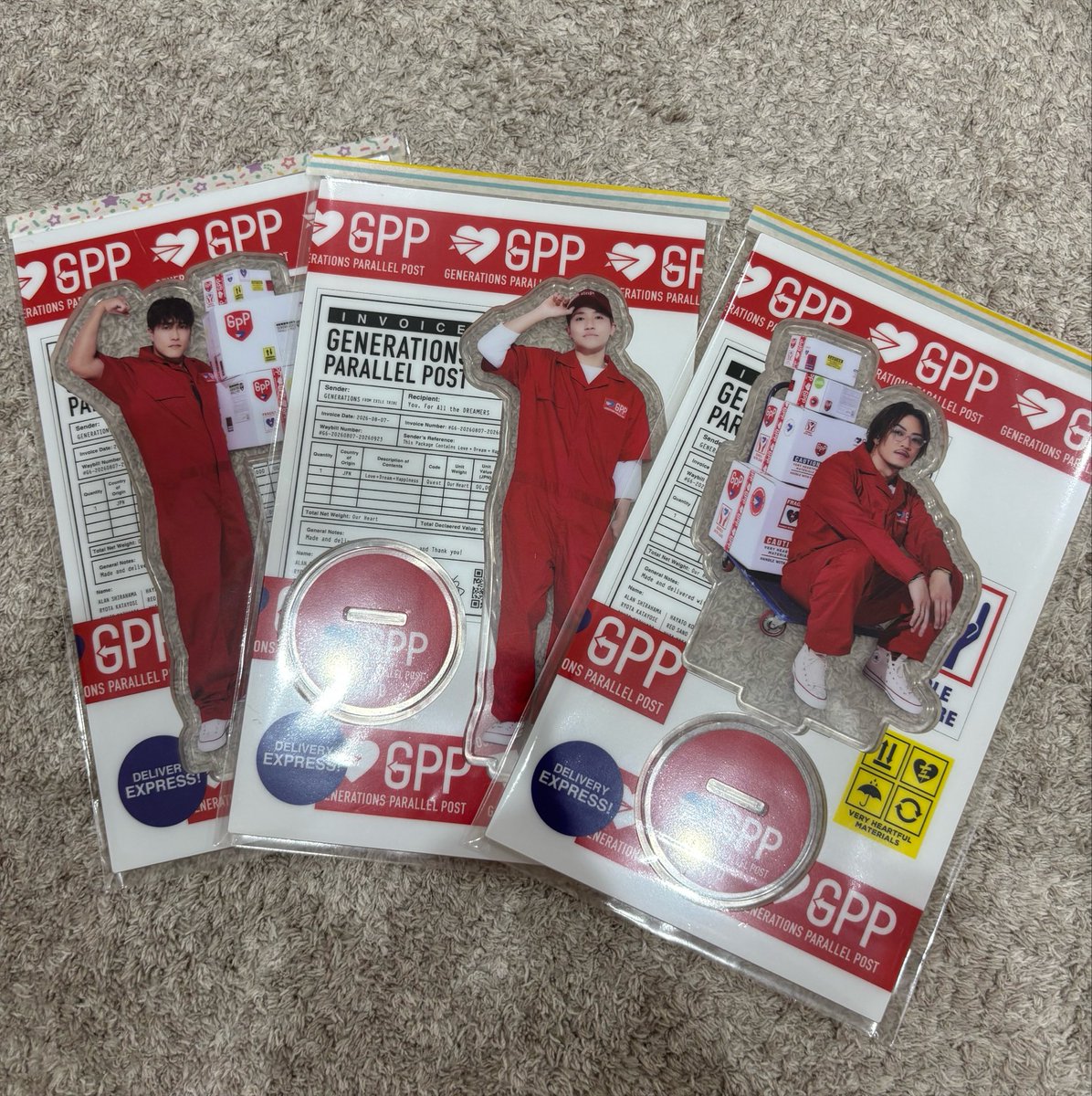 g1121b's tweet photo. GENERATIONS PARALLEL POST 2026グッズ
GENE ジェネ GPP ホール グッズ
アクスタ アクリルスタンド

【譲】数原龍友、小森隼、中務裕太

【求】定価（＋送料）

GPP高知で手渡し可能
郵送の場合は送料も頂きます。
リプ、DMまでお願いします。 https://t.co/Q6tcn5VuNI