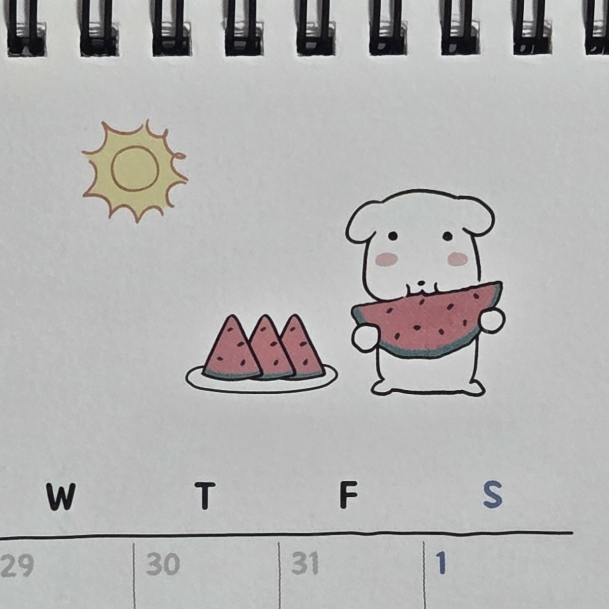 keycap_00_'s tweet photo. 8월 가나디 넘 귀엽다 ㅋㅋㅋ 수박뇸뇸~~ https://t.co/eQkuxWPmsy