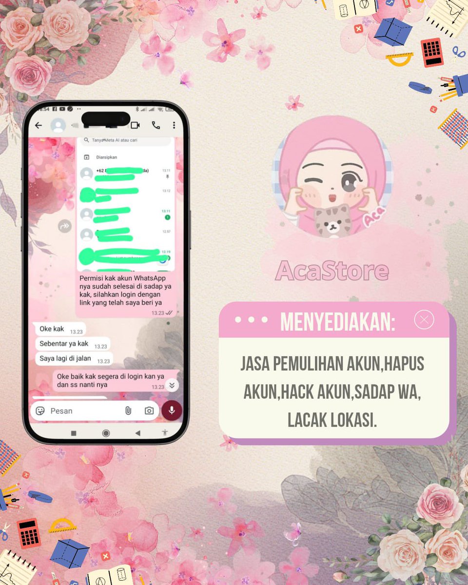 DenisEmrilyan's tweet photo. Sadap WhatsAp &amp; Lacak Lokasi

- Jasa Pemulihan Akun
Fb, Wa, Ig, TikTok, Line, X, Gmail
all sosmed..

- Jasa Hapus akun..
Facebook, Instagram,TikTok,WhatsApp, Line, X, Gmail, Telegram &amp; all sosmed

🗣️: Tanpa Email, Pasword, Hilang Akses?
➡️:  Konsultasi hubungii wa di bio https://t.co/BI6VZYclk3