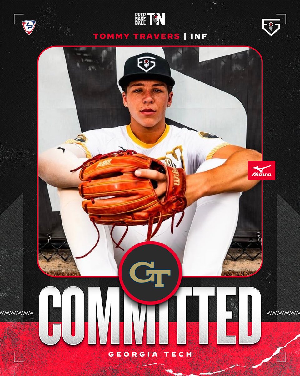 PrepBaseballTN's tweet photo. #𝐏𝐁𝐅𝐆𝟐𝟔: 𝐂𝐨𝐦𝐦𝐢𝐭𝐦𝐞𝐧𝐭 𝐔𝐩𝐝𝐚𝐭𝐞 ✅

'28 INF Tommy Travers (@IAmTommyTravers; @WCSIHSBaseball) has committed to @GTBaseball.

Travers is the first member from #TeamTennessee to committed from the 2026 Prep Baseball Future Games.

👤: https://t.co/Z241ithoS9 || @PrepBaseball