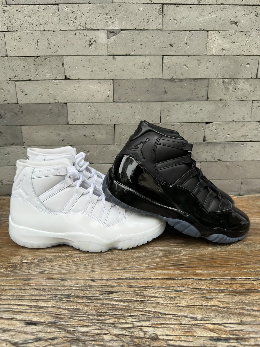 houseofheat's tweet photo. COMME des GARÇONS x Air Jordan 11 Pack Drops Fall 2026 🐼

Details: https://t.co/QFGmuRY8BV https://t.co/PvMo8zH5MK