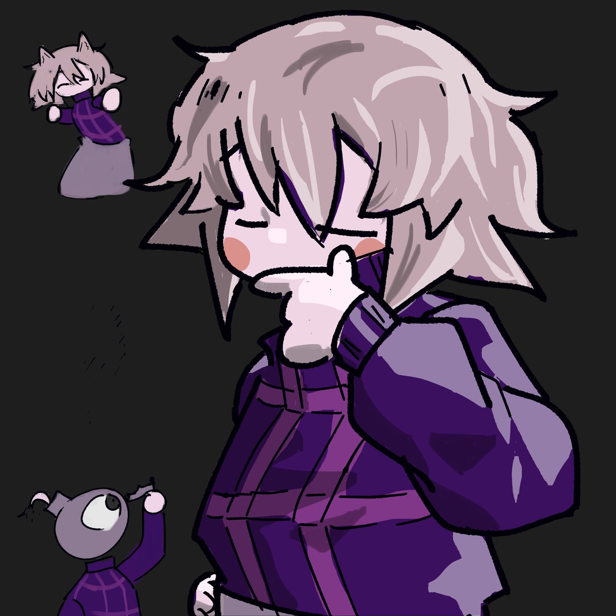 Yaiki01's tweet photo. urotsuki just vibing https://t.co/e6dWNKWLtY