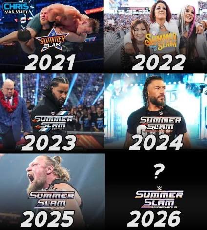 ReedGallinger's tweet photo. @TripleH  
Who do you think WWE gonna surprise us with for summer slam day one and two? https://t.co/a7ZEFfhYJC