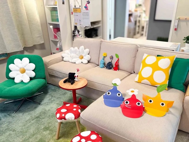 PikminInformer's tweet photo. Pikmin Bloom X IKEA Taiwan Collab 🛠️

Check out these official photos IKEA Taiwan posted to celebrate the launch of the new Pikmin Bloom collaboration! https://t.co/xWVvpzdBfU