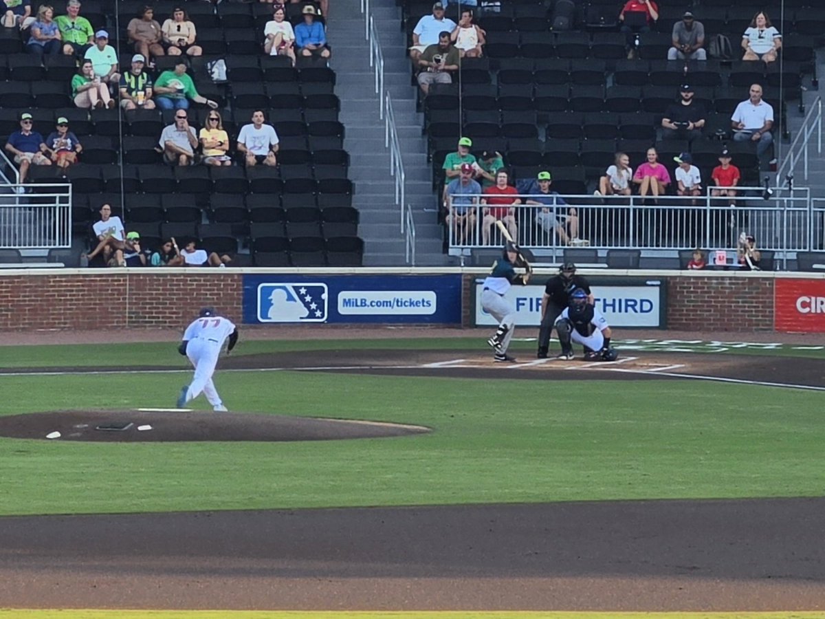 derzubi's tweet photo. @TepidP I sat in the outfield because I wanted to watch the pitch movement. Someone once told me, you sit behind home plate to admire hitters, and in the outfield to watch the pitchers paint. Your message gave me the courage to get the CF over the shoulder view and you were right! https://t.co/Mjaxlpv3Ks