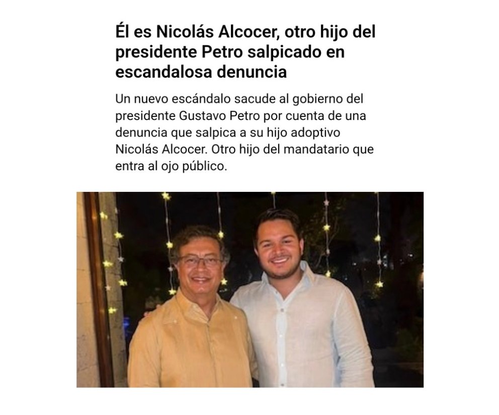 santiuribedel10's tweet photo. Los Colombianos conocimos a los Escobar Gaviria, a los Ochoa Vásquez, a los Rodríguez Orejuela, a los Castaño Gil y ahora a los Petro Alcocer. https://t.co/9VQSl62wKs