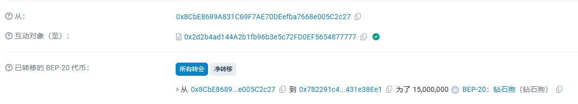 dogewlfi's tweet photo. 社区认为CZ @cz_binance 和AB  @Abrlien 都是钻石手也应该拥有 钻石狗 分别空投了4500万枚钻石狗给他们 我们后续还会给更多的钻石手空投！欢迎留下你的钱包地址。
0x2d2b4ad144a2b1fb96b3e5c72fd0ef5654877777 https://t.co/TnLMkqxijF