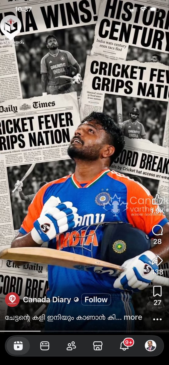 MAreepparampil's tweet photo. @JayShah @BCCI Are you guys dreaming the next ODI World Cup? If you want to win then include the match winner @IamSanjuSamson in the Team! I have perfectly predicted the last ODI WC winner&amp; its basis was BCCI's approaches to world cricket! @timesofindia @sachin_rt @ShashiTharoor https://t.co/T79wy7xRaf