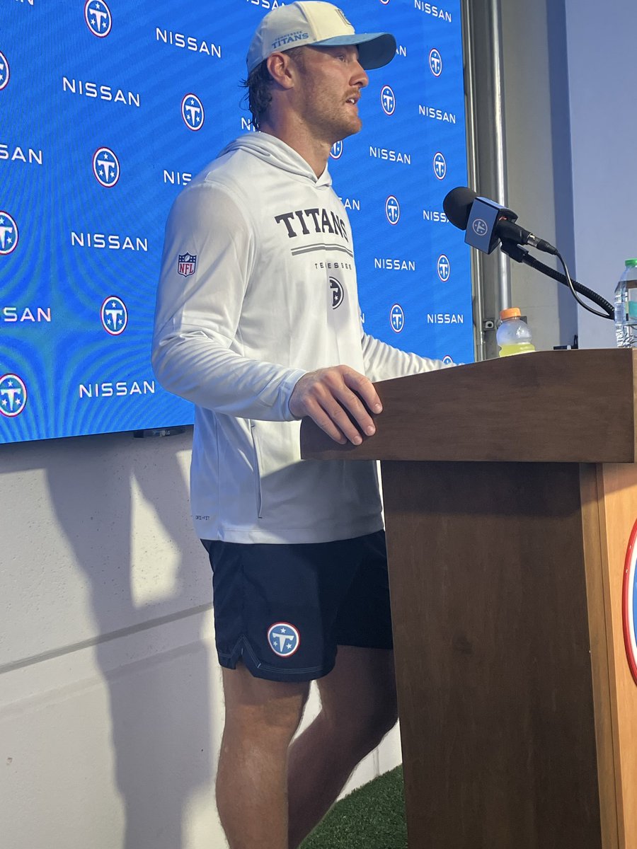 benyarthur's tweet photo. Will Levis still “100%” believes he can be a starter in this league. 

“There aren’t 32 quarterbacks in this league that are better than me.” https://t.co/MCEjeYUjeo