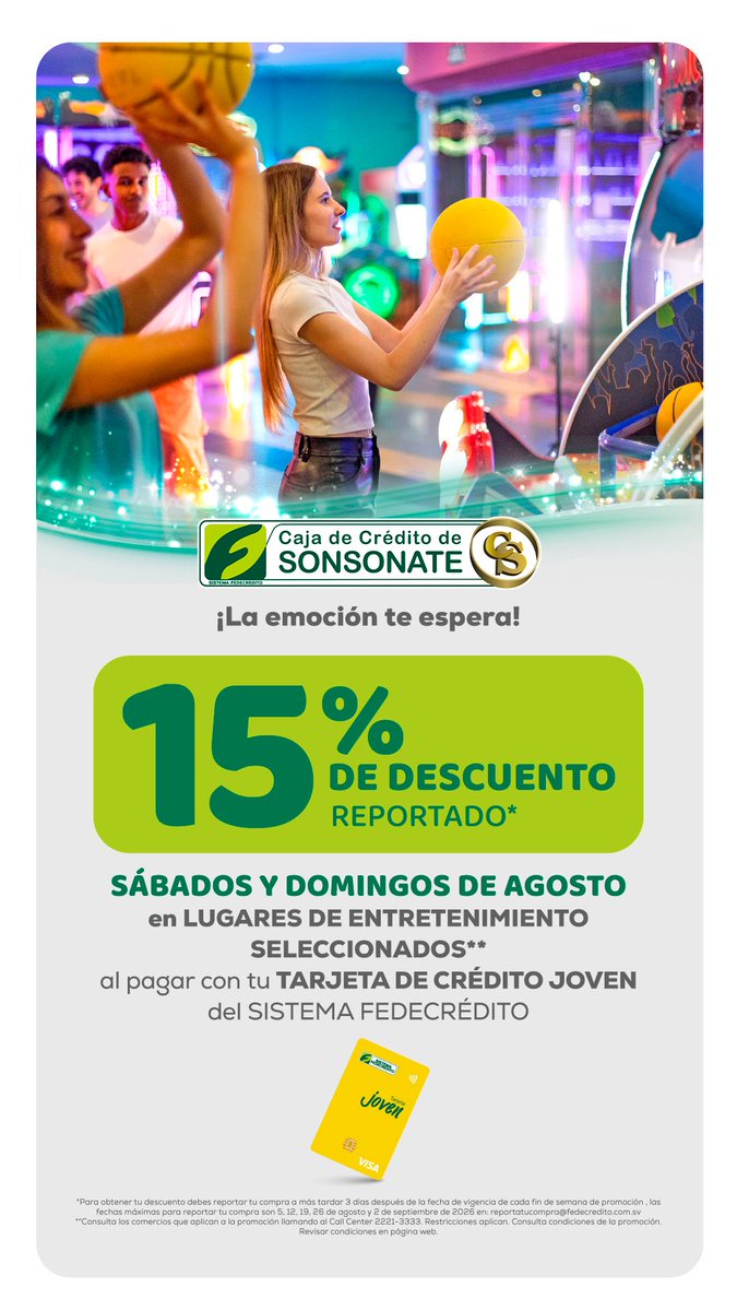 Caja_Sonsonate's tweet photo. PROMOCIONES VIGENTES PARA GOSTO💚💳 https://t.co/jjeiCqgKSy