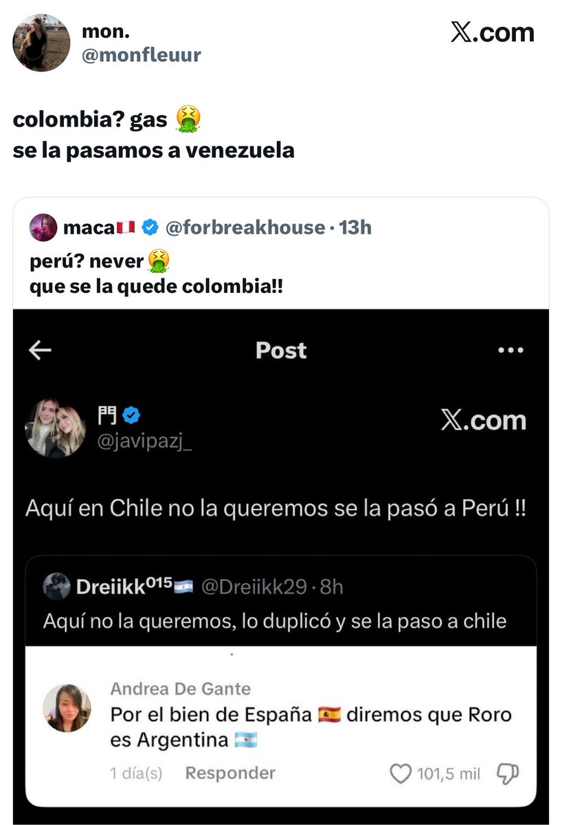 eilishkisses's tweet photo. venezuela? sapegato 🤮
que se la quede panamá https://t.co/1sTra9PKWb