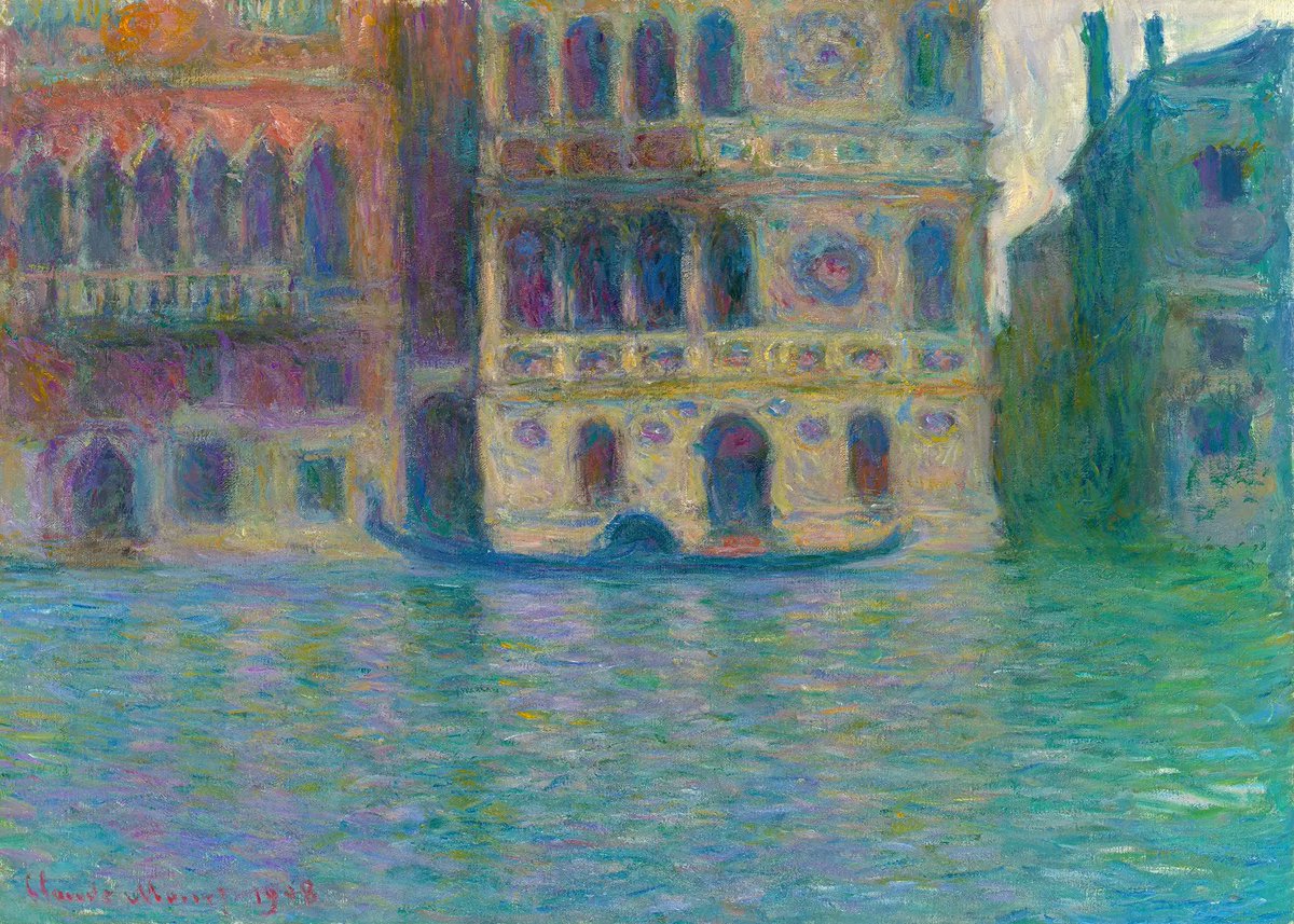 NovemaDigital's tweet photo. Claude Monet - Venice, Palazzo Dario (1908) https://t.co/dpwcebeGXp