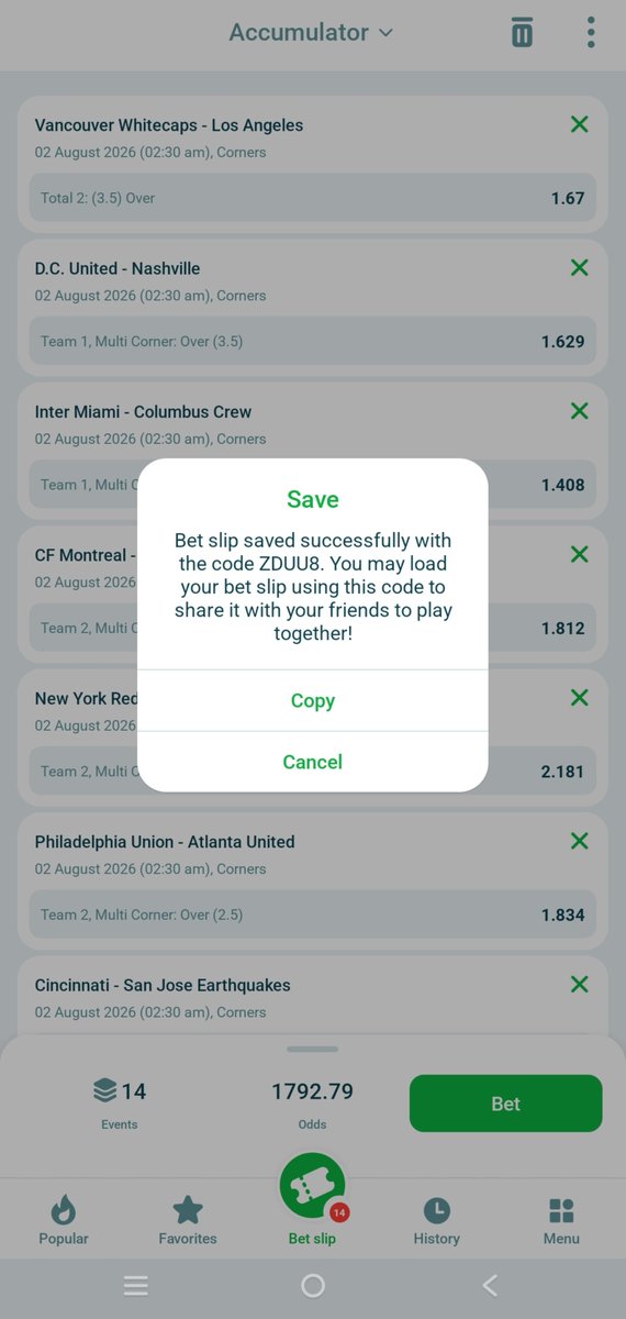 JolyoKi's tweet photo. MLS(USA)...1.7k.odds ov3.5 Multicorners 🚩🚩🚩
#22Bet 
No acc reg vie 👇
🖇️ https://t.co/3uCeOJPFB7 https://t.co/7uohxwtBa2