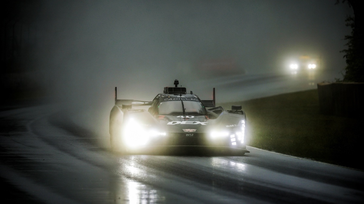 TheStintInside's tweet photo. Cadillac topped a rain-affected FP2 at Road America.
@jordan10taylor put the #40 V-Series.R at the top, ahead of the #24 BMW and the #93 Acura.

Fastest in class:

• LMP2: #11 Oreca 07
• GTD Pro: #65 Ford Mustang GT3
• GTD: #81 Corvette Z06 GT3.R

#IMSA https://t.co/2h9AOYCppU