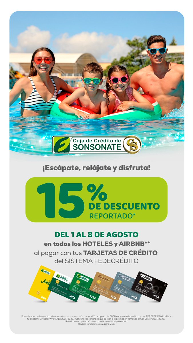 Caja_Sonsonate's tweet photo. PROMOCIONES VIGENTES PARA GOSTO💚💳 https://t.co/3FIuIRO4NR