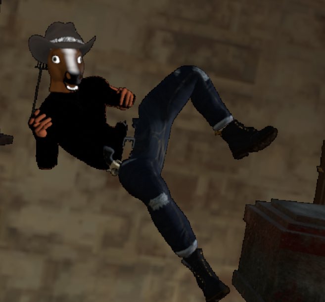 GingerNextDoorV's tweet photo. This morning/afternoon on VRC was honestly such a vibe. It really helped me from sitting in my sadness. Grieving is tough yall. But look at how I ended up when I got offline lol I love adventures. Also where did my shirt and belt go? https://t.co/9JPLLQoaJF