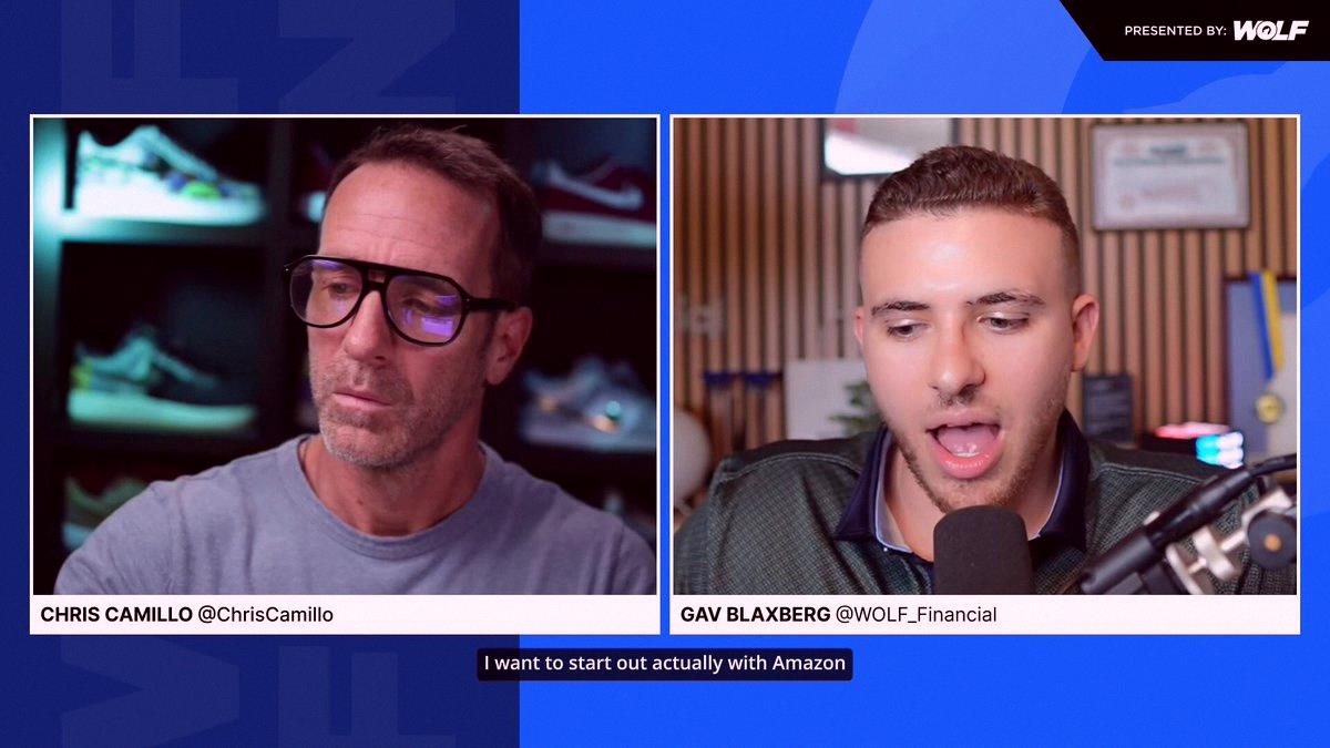 mari_ore_ore's tweet photo. Back in June, Chris Camillo told the @WOLF_Financial podcast that Amazon $AMZN is the top pick in his whole AI play 👀 https://t.co/yFYV8WB6FH