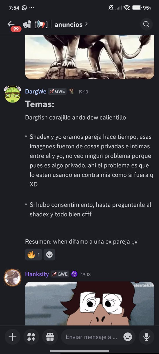 dargpez's tweet photo. Se supone que me funaron por estar con mi pareja? (Ex pareja actualmente)
Like brooo
Ya arregle las cosas x si las dudas, ya ando libre, y sobre el resto de scream jam también lo aclare bien, NO CAIGAN EN DESINFORMACION
#screamjam https://t.co/eIWB5AgcGV