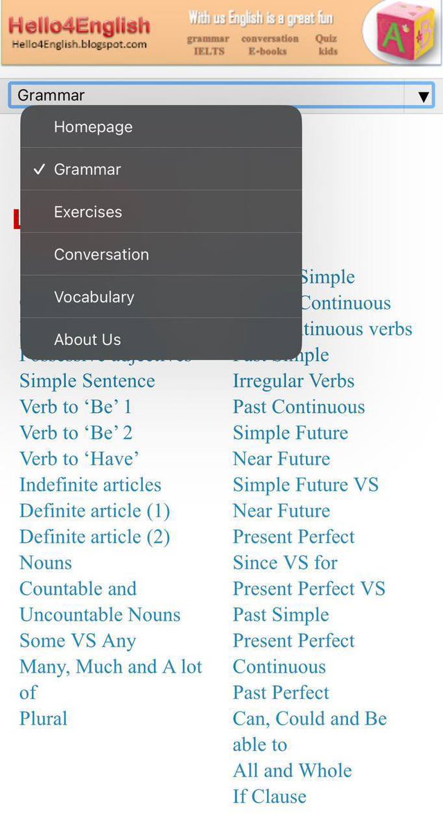 KAlotibei's tweet photo. مدونة Hello 4 English مدونة تعليمية ممتازة لتعليم وتأسيس #اللغة_الانجليزية للمبتدئين. 
الشروحات فيها باللغة العربية لإيصال المعلومة بشكل مبسط وسلس. 

- المدونة تتضمن دروس متنوعة في قواعد #اللغة_الانجليزية مع تمارين متنوعة. 

https://t.co/CM0HFX91fT https://t.co/O6F2YAe46B