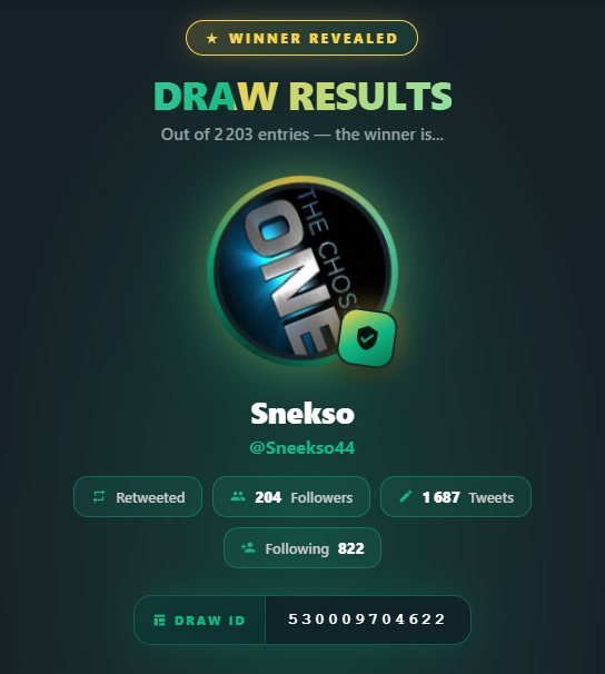Skinswapcom's tweet photo. The winner of the giveaway is: @Sneekso44 

Please DM us to claim your prize ! 🥳 https://t.co/sZNvVGdWmx