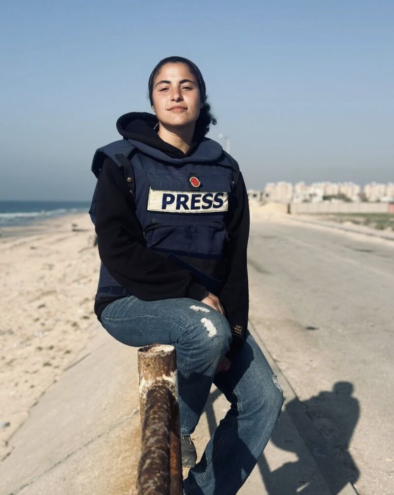 landpalestine's tweet photo. Palestinian journalist Bisan Owda is calling to boycott Spider-Man movie over Israeli producer who supports the genocide in Palestine https://t.co/YGniVXSMb3
