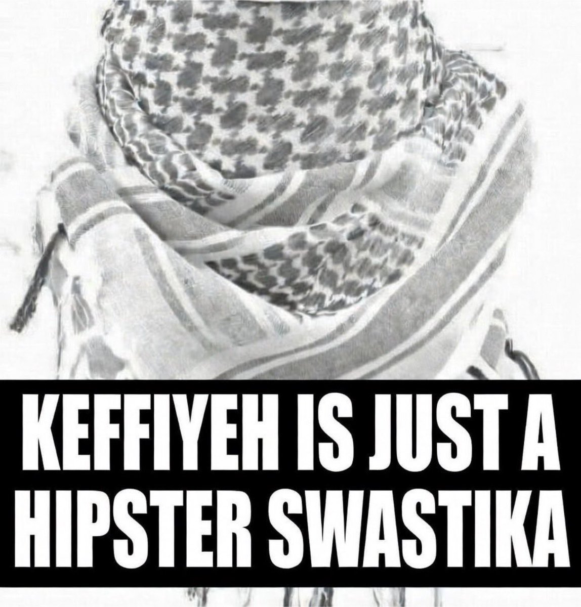 merrylynn06's tweet photo. @OliLondonTV He can wipe his ass with his keffiyeh https://t.co/zt6nZM85aO