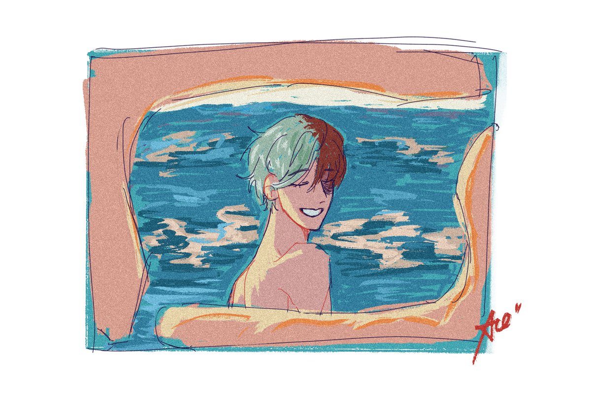 chaotic_liver's tweet photo. 💥🍰

shouto and katsuki in their mandatory yaoi beach episode for yaoi day 

#tdbk #bktd #mha https://t.co/xMz8FfiUpD