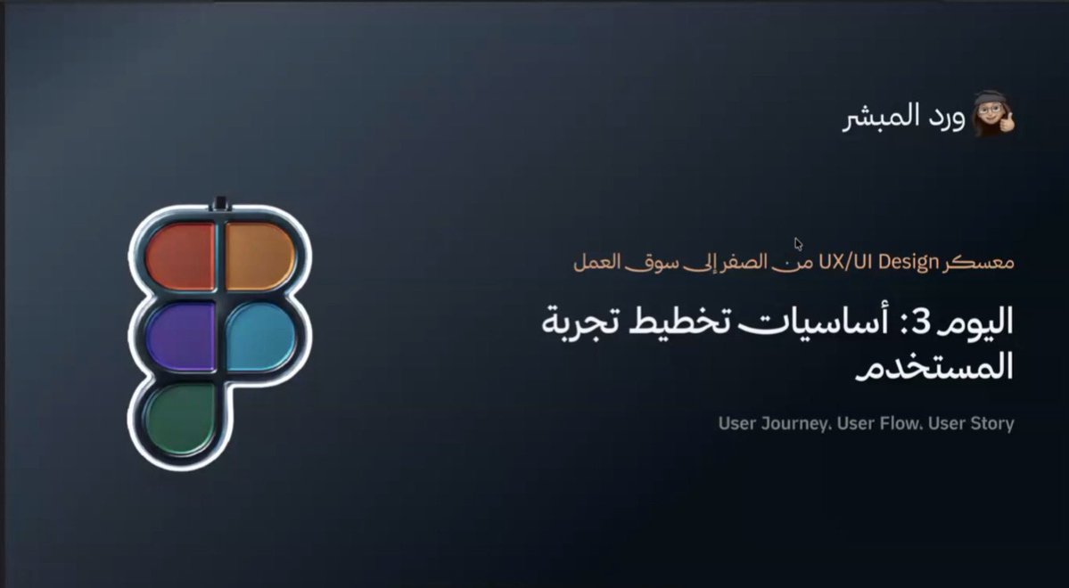Ae_Emilius's tweet photo. اليوم الثالث من معسكر UX/UI ✨

اشتغلنا على User Story وUser Journey وUser Flow، وطبقناها على مشروع لُقيا. 

أكثر شيء عجبني كيف كل نشاط يبني على اللي قبله ويخلّي الفكرة أوضح مع كل خطوة.

متحمسة أكمل الأيام الجاية 🤩🔥

#تعلم_مع_ورد 

 #UXUI  #UXDesign #UXDesign  #UIDesign  #DesignBootcamp