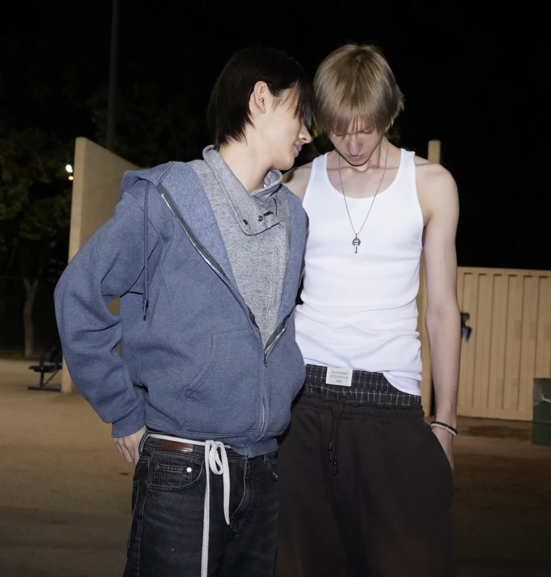 eomfunk's tweet photo. one of the most endearing things about martin and seonghyeon is that they will put their heads together in every chance they get 🥹🤏🏻 https://t.co/rji54in5M2