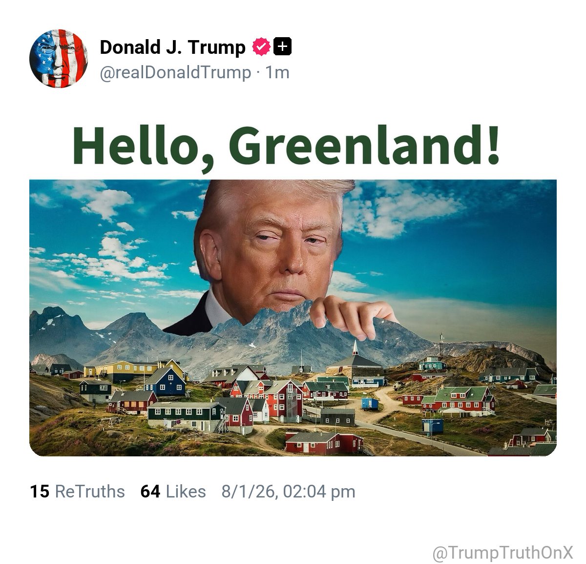 Commentary Donald J. Trump Truth Social Posts On X tweet media