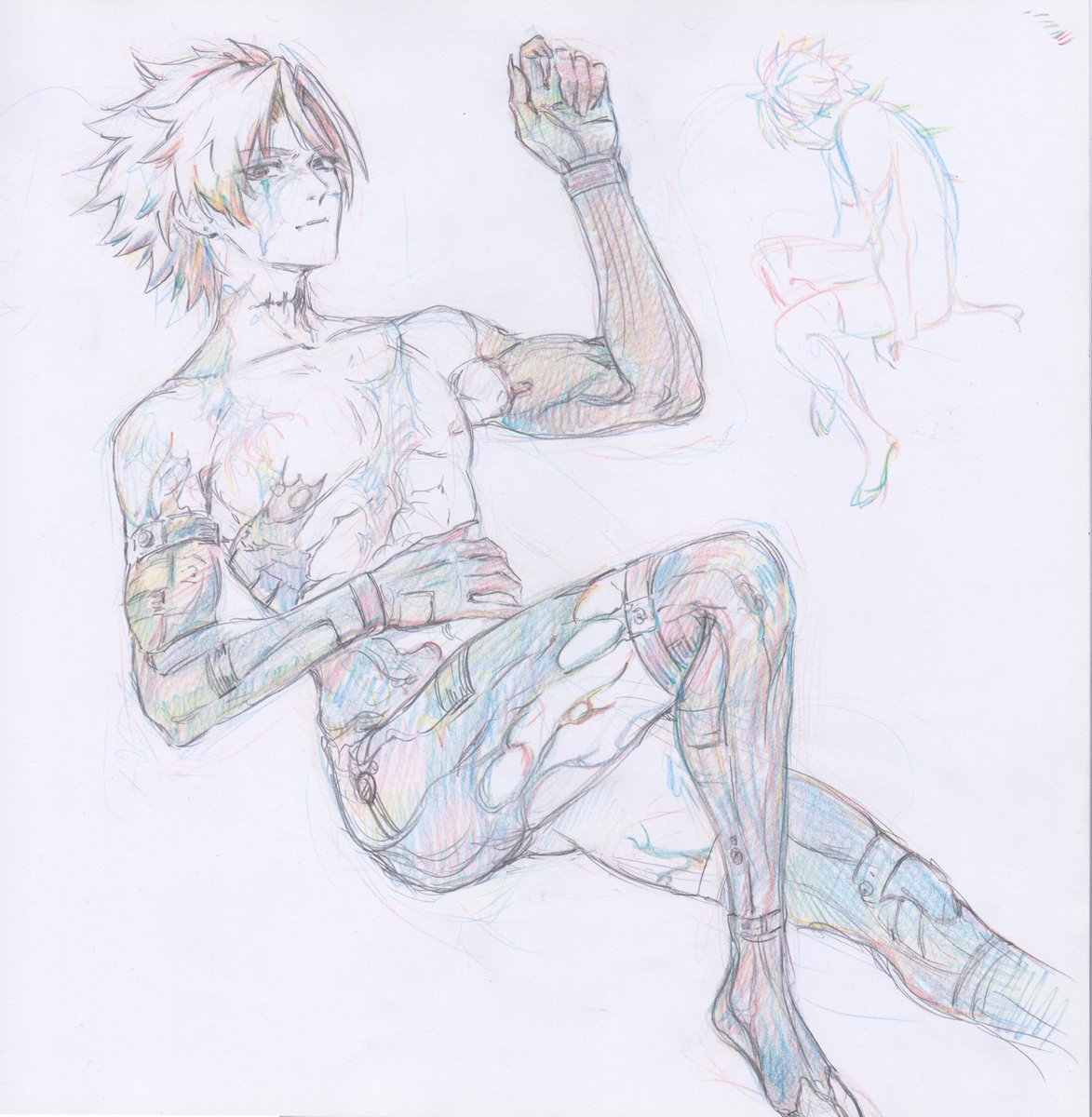 vdmalerart's tweet photo. Wanted try to draw what i think can be under clothes and also practice anatomy
⬅️w/o refs                           with refs➡️

#scar https://t.co/mFG0oKm7Qt